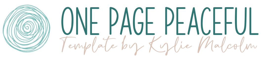 Peaceful - One Page Website